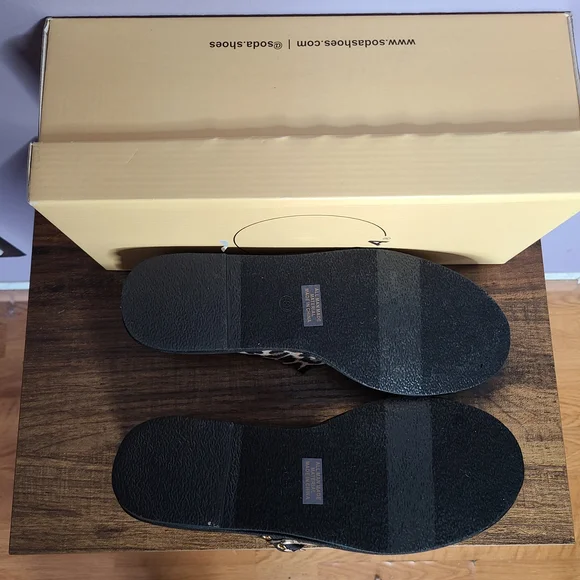 Soda Leopard Print Flats - Picture 8 of 8